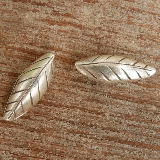 Hill Tribe Silver Tapioca Leaf Inspired Bead